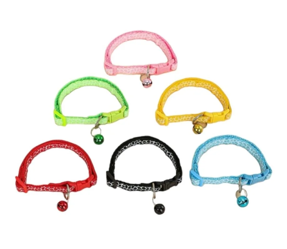 Patterned Pet Bell Collar