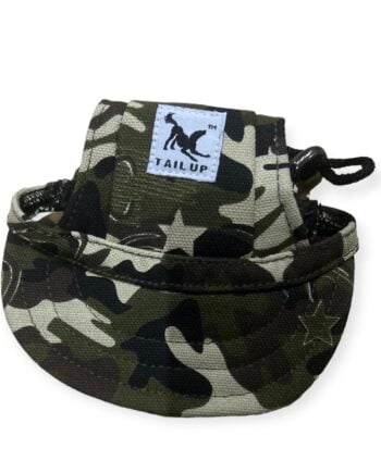 Army print pet hat