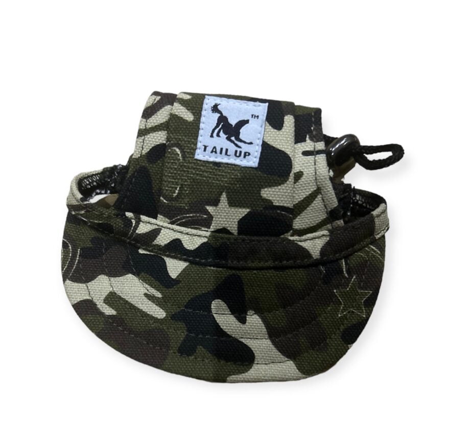 Army print pet hat