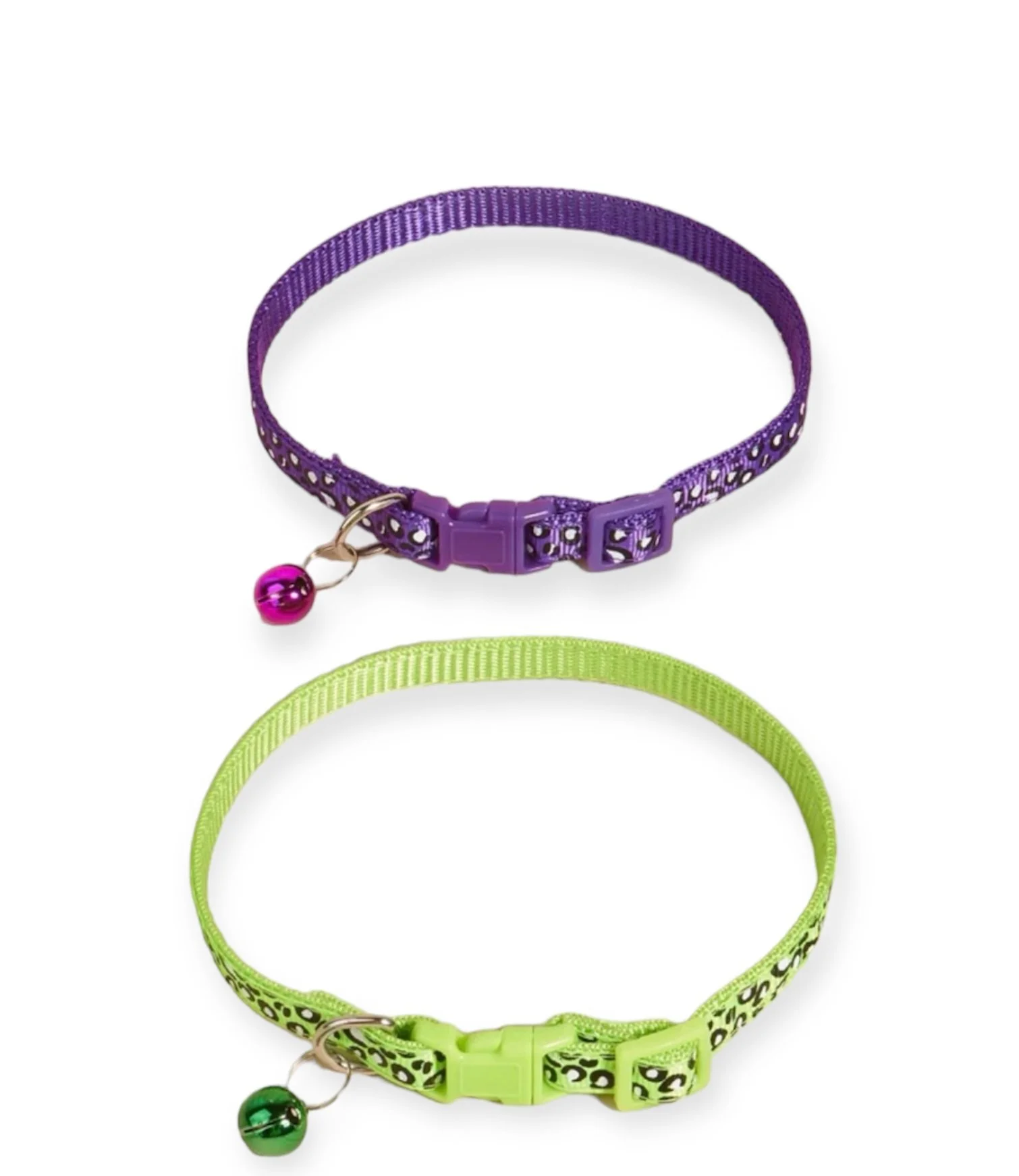 Leopard Print Bell Collar