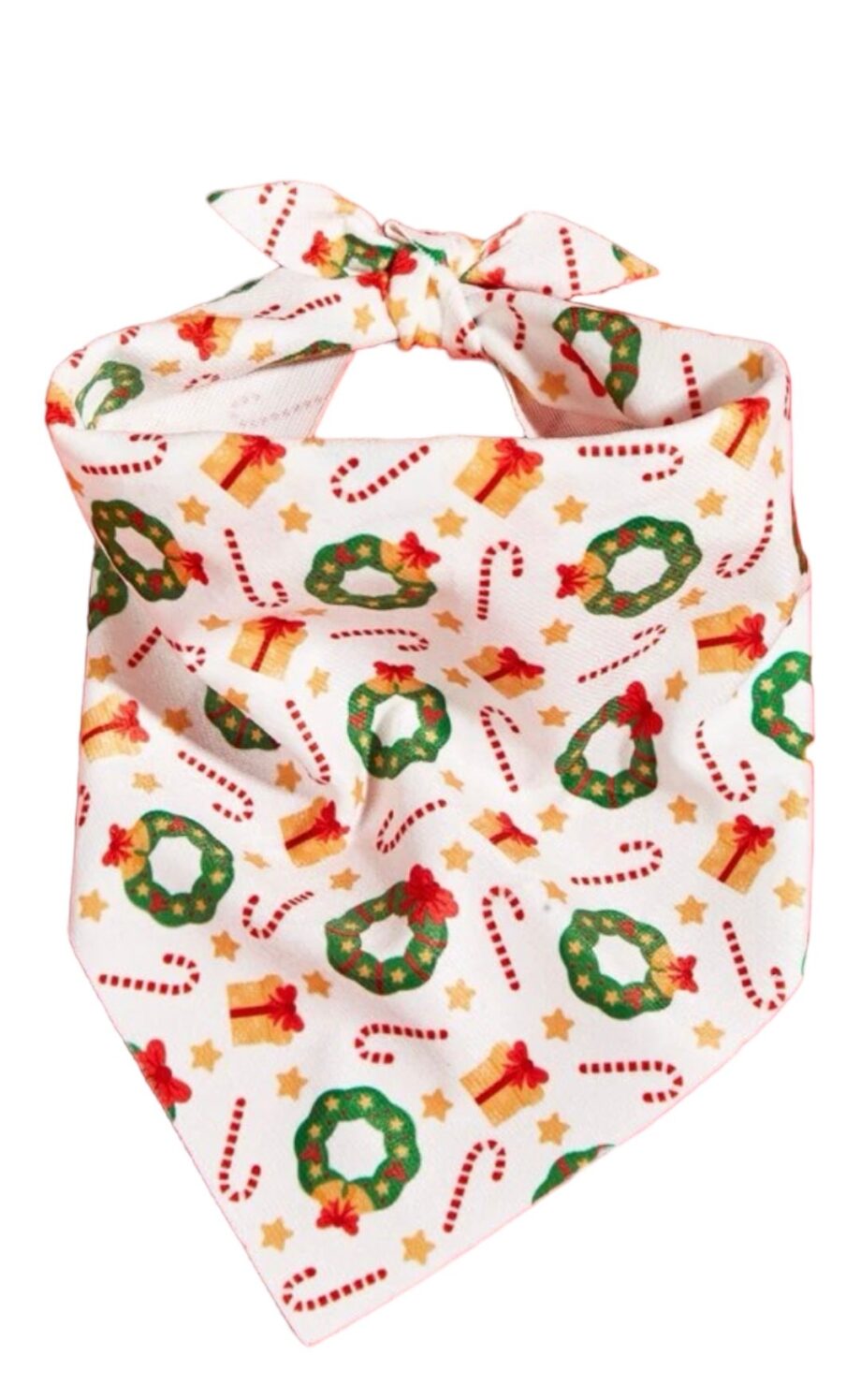 Mistletoe and candy cane Bandana